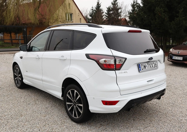 Ford Kuga cena 88500 przebieg: 62000, rok produkcji 2018 z Ząbkowice Śląskie małe 172